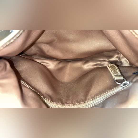 Coach Soho signature C jacquard crossbody bag with gold leather trim EUC - Picture 12 of 12